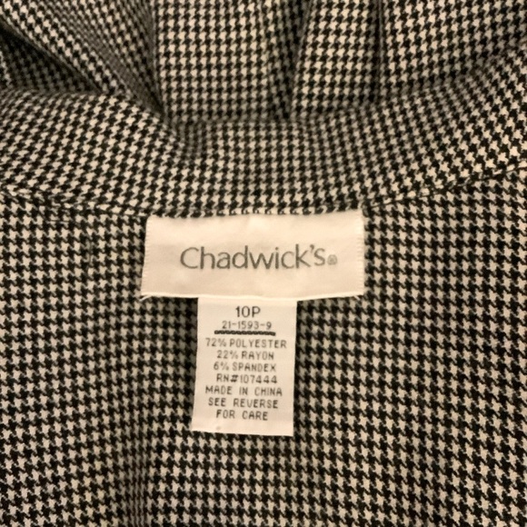 Chadwick’s Herringbone Box Cut Jacket 10P - Picture 3 of 3